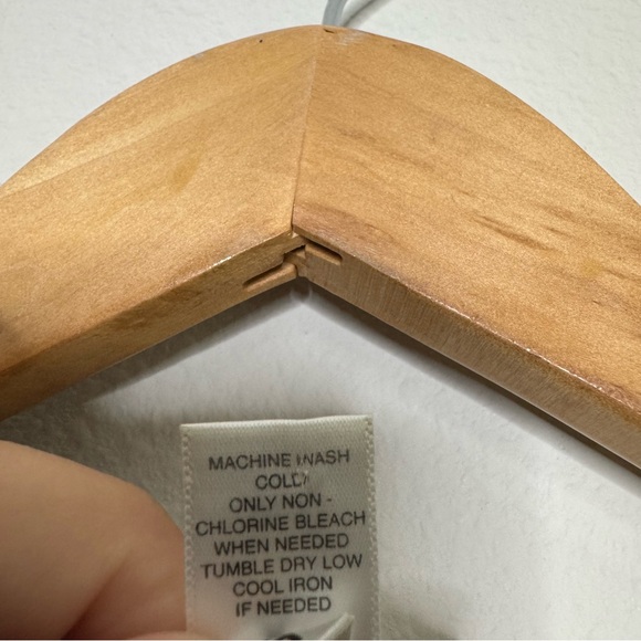 Loft Sheer Green Long Sleeve Blouse Crochet Neckline Women’s Size 2 - Picture 5 of 5